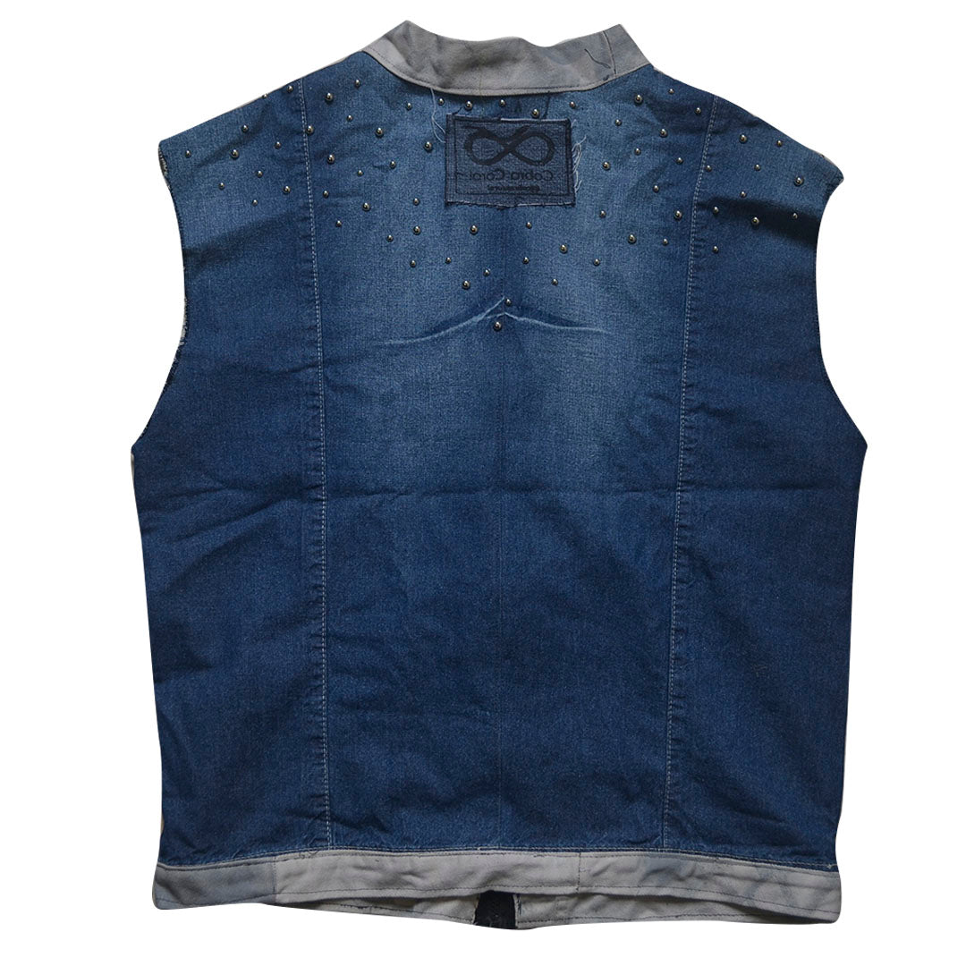 Colete Jeans Patchwork